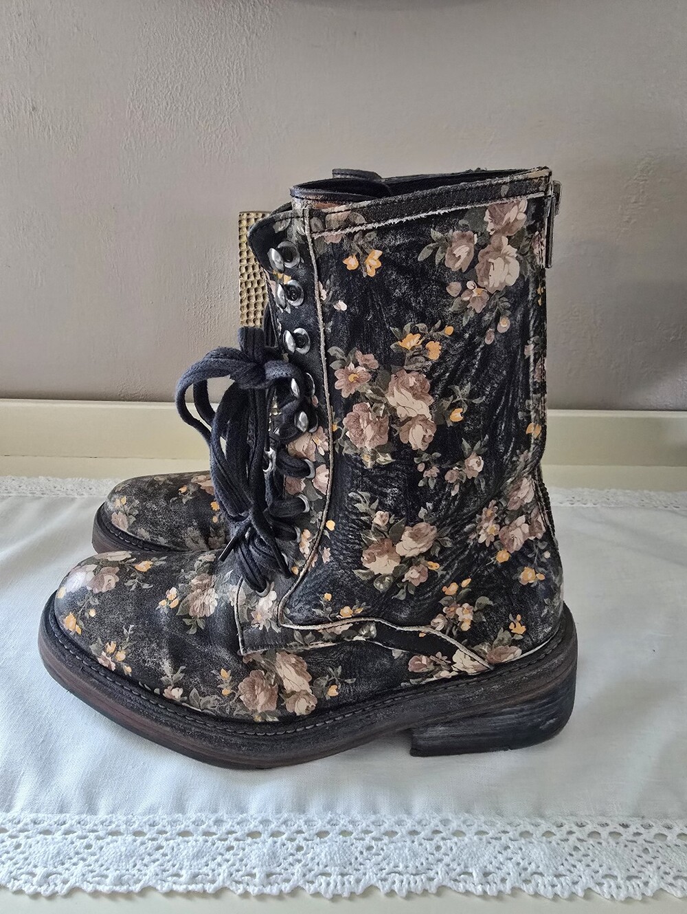Free People Santa Fe Lace Up Boots